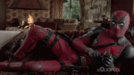 deadpool fireplace sexy.gif