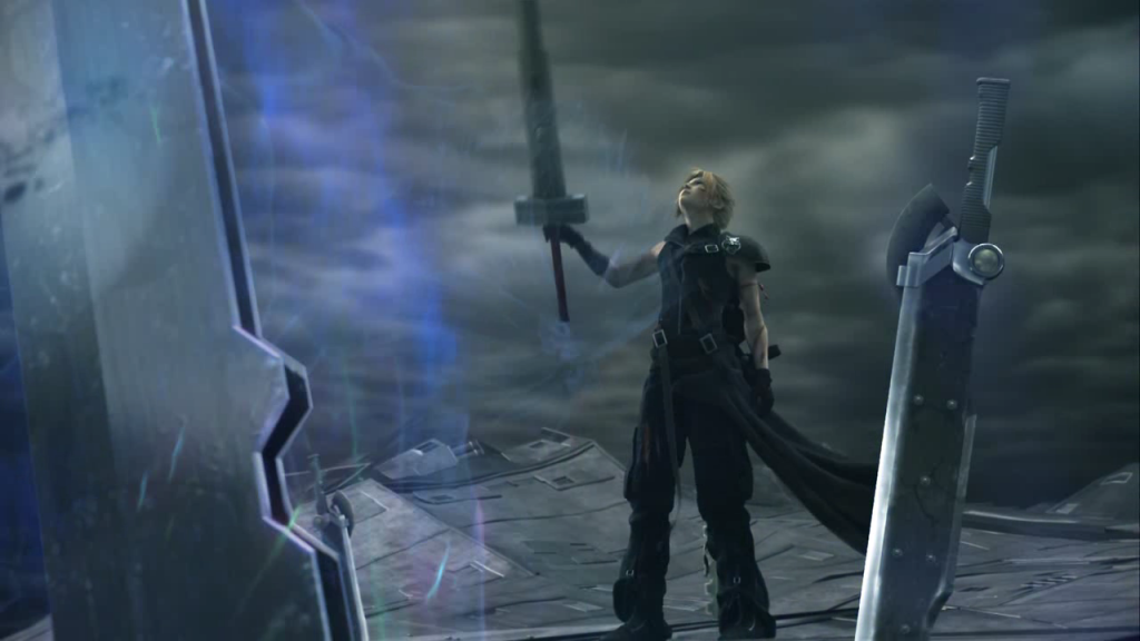 Cloud Catches His Sword - The Lifestream