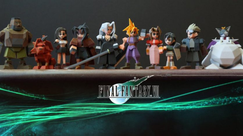 3D Printed Characters from Final Fantasy VII