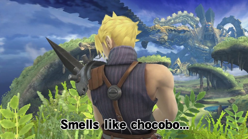 where do i find cloud in super smash bros ultimate dark world