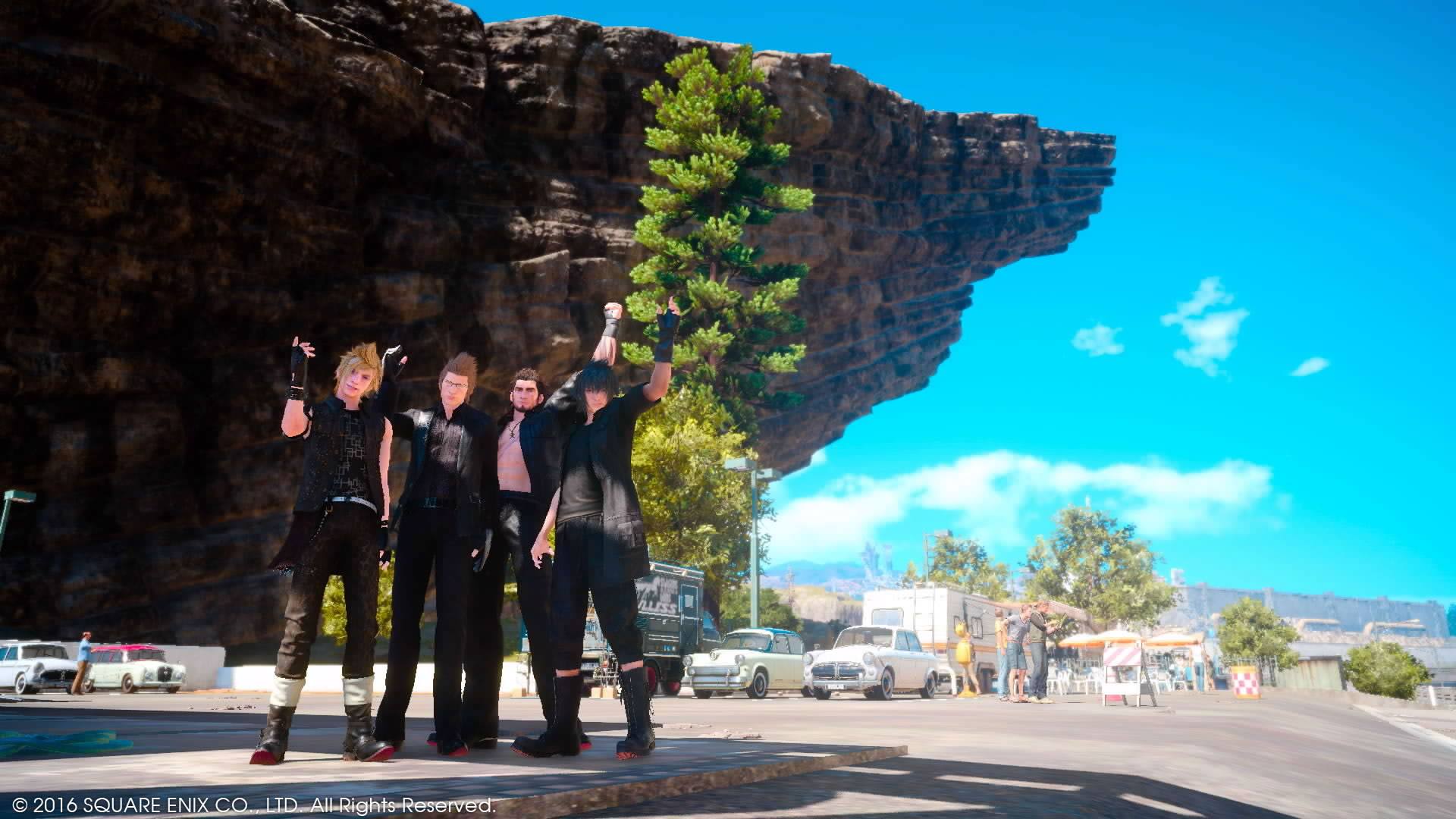 Final Fantasy XV sets you on a road trip with Noct and his three friends and protectors: Ignis, Gladiolus and Prompto.