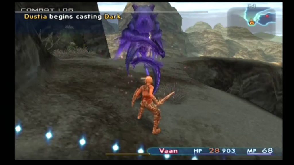 The Final Fantasy XII creature Dustia, found in the Dalmasca Westersand.