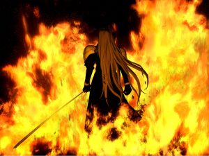 Sephiroth in Flames OG